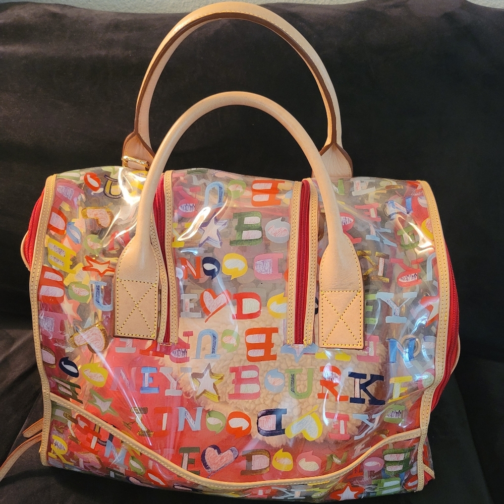 18×12 dooney & bourke designer pet traveler/carriers for cats and dogs $100
